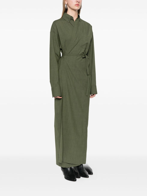 wrap maxi dress